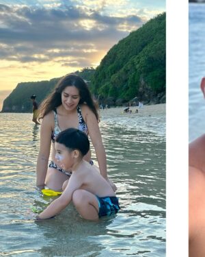 Westny Dj Instagram - That perfect timing to just have a peaceful Time.. to surrender to fulfill that empty bucket as human, to feel existed, present and Live also to be Loved🌹

#32weekspregnant #pregnant #mom #familytime #family #bonding #peaceful #mind #happiness #life #balilife #beach
