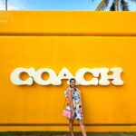 Westny Dj Instagram - @coach was the "IT" ! New Tabby POP-UP Bali Summer 2024 collection was to adorable to handle💛 at @finnsvipbeachclub 😍. Smwa concept nailed it colorful and conceptual , which eyed-gasm my eyes🤪. Yep got Coached! And it's another level of Fashion Baby👌🏼 #coachny #coachindonesia #fashion #ootd