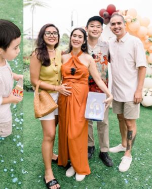Westny Dj Instagram - There is nothing more beautiful than a true genuine people that surround you with positivity and support .. the true color of people who respects, cherish and allow all this to happen.. that bonding of happiness become such a sweet memory to remember.. thank you each and everyone of you for being part of baby GEMBIL's Gender Reveal

📷 : @vier.moments 
 #genderreveal #itsaboy #babyboy #anaklaki #friends #family #party #memories #happy #love