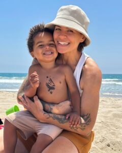Whitney Mixter Instagram - Tattoos n’ tan lines… #summerhasarrived @meccasilasmoon