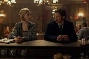 Willa Fitzgerald Instagram - 118 days of solidarity, and we made it to the other side ✊ to celebrate, one of my favorite stills from #TheFallOfTheHouseOfUsher #sagaftrastrong