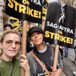 Willa Fitzgerald Instagram – Still on strike. Day 104. #sagaftrastrong