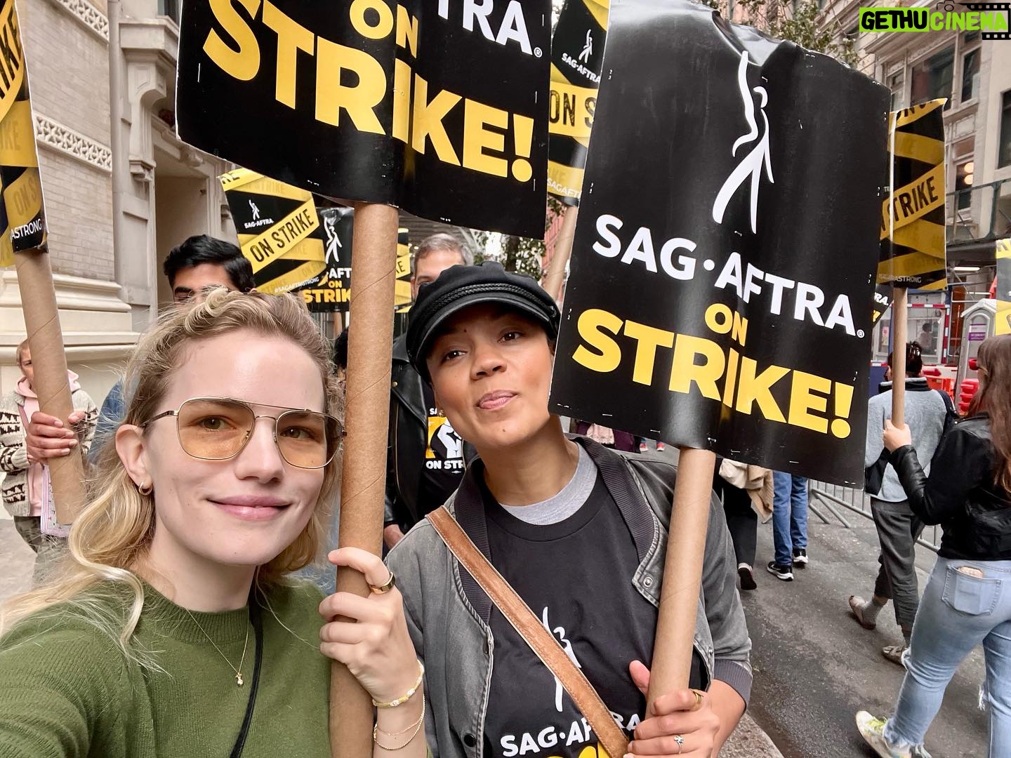 Willa Fitzgerald - 16.9K Likes - Still on strike. Day 104. #sagaftrastrong