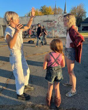Willa Fitzgerald Instagram - More #BTS of DESPERATION ROAD feat. @pyperbraun and @nadinecrocker ✨ go watch in theaters and on demand ✨