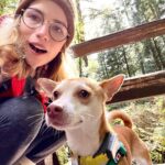 Willa Fitzgerald Instagram – Just two things that make me smile and bring light into my days. 🏞🐕