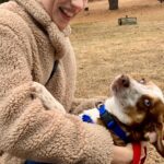 Willa Fitzgerald Instagram - ♥️ It’s this most perfect boy’s THIRD year with me ♥️ He was rescued Feb 1, 2020 @bideawee. Needless to say, these 3 years have been unpredictable, fraught, and challenging but they have also been full of change, growth and exploration. Goose kept me grounded in my days whatever they held. To celebrate the past years journeys, @zahava_heirlooms commemorated all three of my pups adoption anniversaries for me on her gorgeous calendar pendant. And to celebrate Goose, she’s donating to @bideawee for purchases with the code “goose” at checkout. 🐶❤️‍🔥