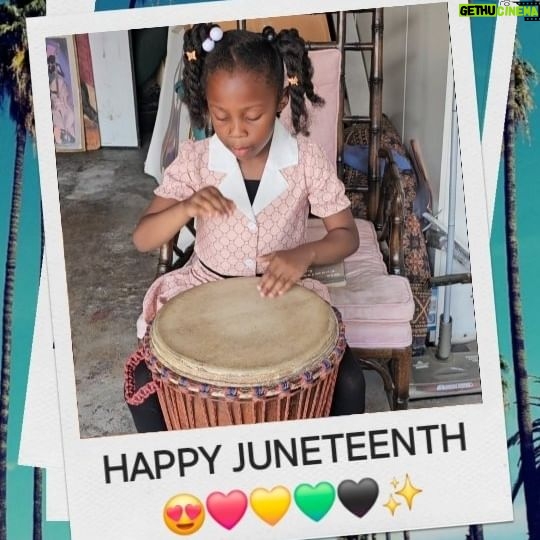Windi Washington - 3 Likes - "Watching my seven year old niece beat on imported African drums, I see the rhythm of our legacy flowing through her veins, a powerful reminder of the strength and freedom we celebrate on Juneteenth." —Windi Washington 😍❤️💛💚🖤✨️ #myneice #musicallytalented #smartchildren #legacy #juneteenth #familyhome #familytime
#windiwashington #windiworlddaily #entertainment #fashion #beauty #lifestyle #beverlyhills #losangeles #hollywood #newyorkcity #nyc