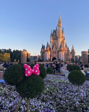 Winnie Wu Instagram - @nowyouon 粉紅小隊出發！
米妮粉紅樂園～～我們來了🎀💘🫧

久違的東京迪士尼竟然！這次就來到期限限定的粉紅米妮樂園，整個園區都變成粉紅色了啊啊啊😍
竟然連洗手台的泡泡也是米妮，可愛到爆炸！一起穿團服更好玩，還可以來玩小遊戲拿魯蛇？勳章☺️

來無數次的不會膩的地方～
希望可以每天住在城堡裡（做夢）
希望未來能去達菲樂園玩（拜託）