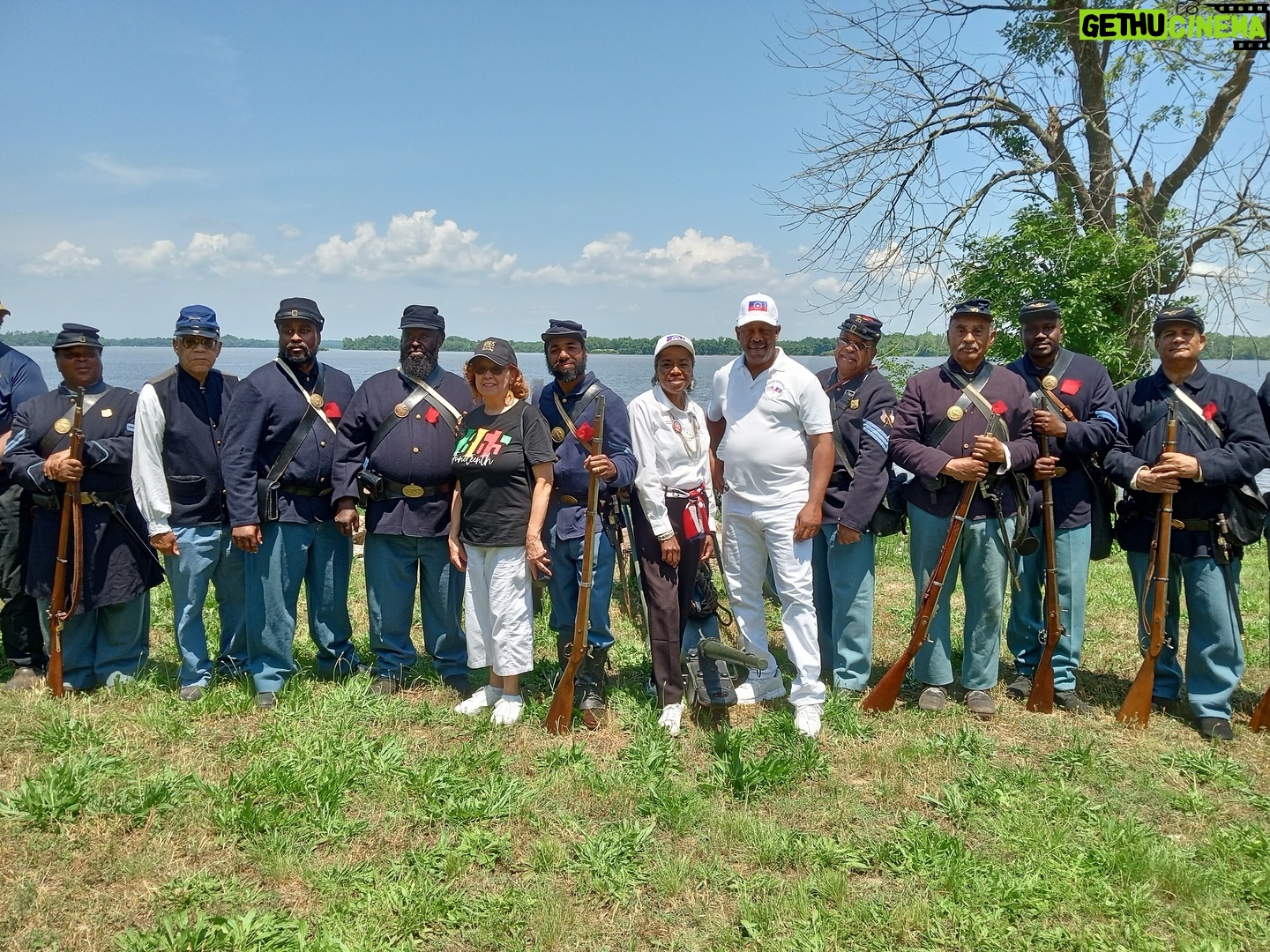 Winsome Earle-Sears Instagram - Last Saturday, I attended the National Juneteenth’s Observance Foundation’s “Shove Off Day” Event in Hopewell. This event honored the USCT (United States Colored Troops) deployed by Gen. Grant to the Texas/Mexico border in 1865. On the way, the soldiers encountered a storm, landing in Galveston, TX on June 19, 1865 - Juneteenth.