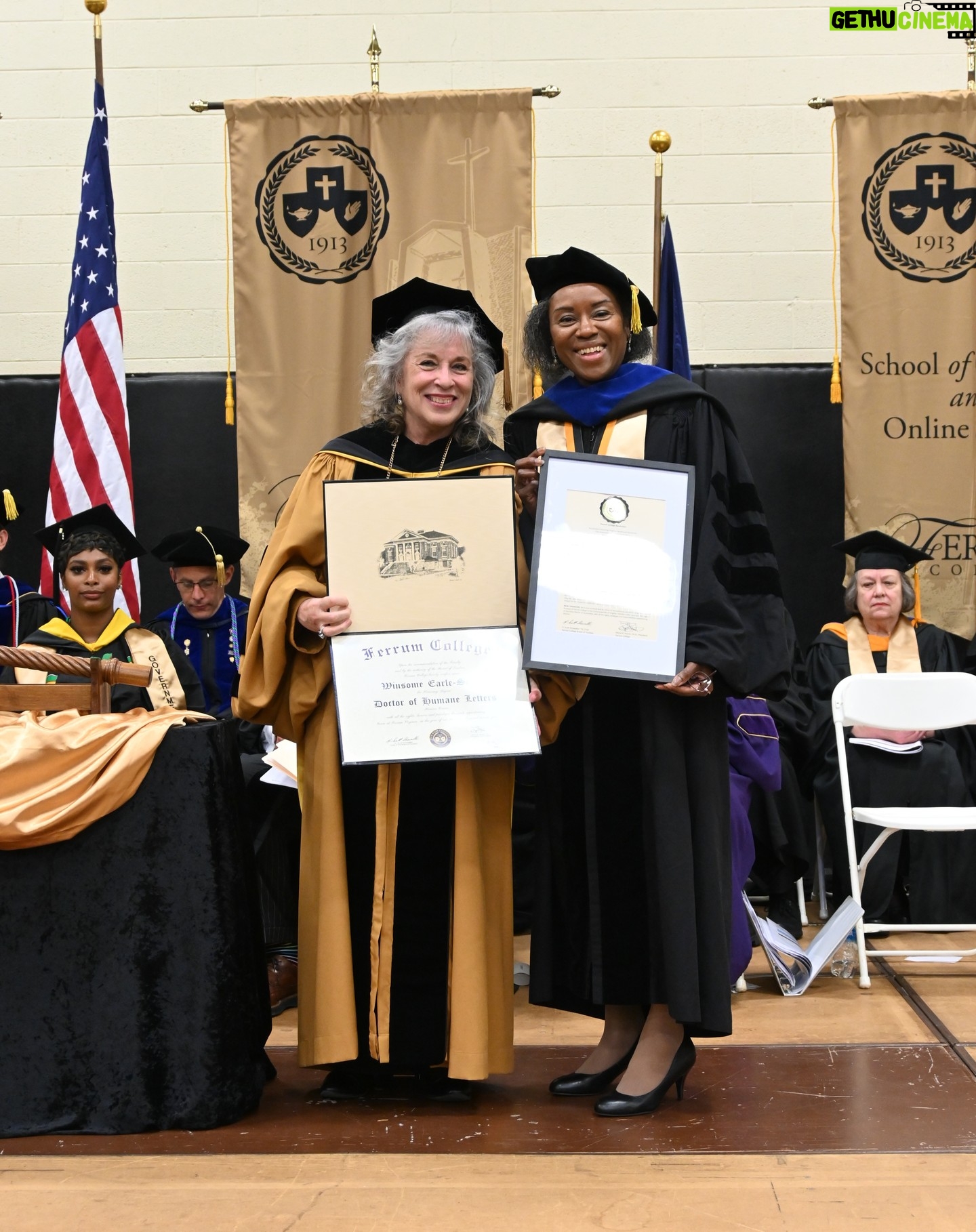 Winsome Earle-Sears Instagram - On Saturday, I was honored to deliver the Commencement Address at Ferrum College. Congratulations to the students who graduated this past weekend! Strive for greatness because as someone once said: “Don’t tell me the sky is the limit when there are bootprints on the moon.”