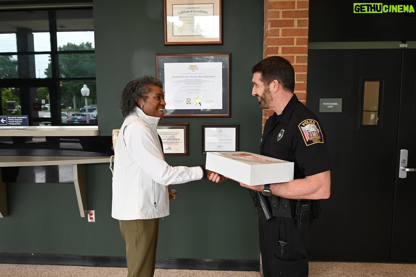 Winsome Earle-Sears Instagram - In honor of National Police Week, I visited several police precincts to show appreciation for our men and women in law enforcement. It was wonderful to show these officers how much they mean to our Commonwealth! They are not only first responders but first rescuers and we are thankful for their service and sacrifice.