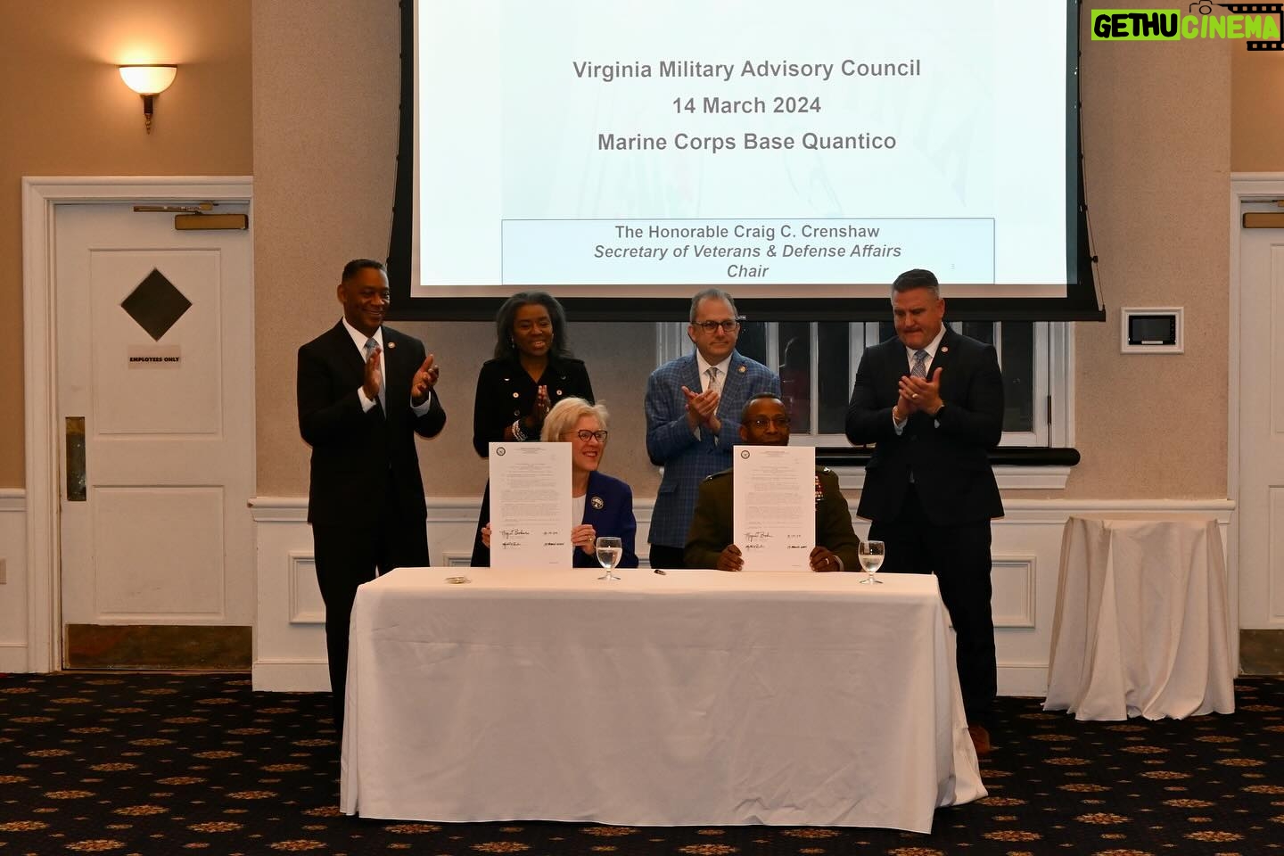 Winsome Earle-Sears Instagram - This afternoon, I’m attending the Virginia Military Advisory Council at Quantico hearing updates on our military installations across the Commonwealth and discussing how we can continue to make Virginia the best place to be for our military and veterans.