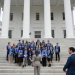 Winsome Earle-Sears Instagram – Meeting young leaders visiting their Capitol is one of the highlights of the Legislative Session for me! During the last few weeks, I had the honor of meeting students from across the Commonwealth – including students from Christopher Newport University and the Cheer team from Stafford High School.