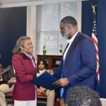 Winsome Earle-Sears Instagram – This week, coaches and members of @vuu_football team came to the Capitol to be honored for their CIAA Championship win – the first in 22 years! It was wonderful to recognize their hard work and efforts and the leadership of Dr. Alvin Parker and Coach Edward Pointer.