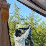 Won Jin-ah Instagram – 🏕⛰🚶🏻‍♀️