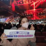 Woo Hye-rim Instagram - 있지 콘서트 다녀왔어요💖 있지 항상 응원하고 있지‼️😁🩷🌸🌟💛 Itzy's 2nd world tour was amazing as always!! @itzy.all.in.us #borntobe #있지 #itzy