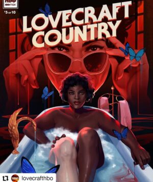 Wunmi Mosaku Instagram - 🦋👠 #RubyUninterrupted 👠🦋

Loving this artwork by @salena.barnes 

#rubybaptiste 🦋#hillarydavenport🦋

#Repost @lovecrafthbo
• • • • • •
#LovecraftCountry Episode 105: “Strange Case” (Cover by @salena.barnes)