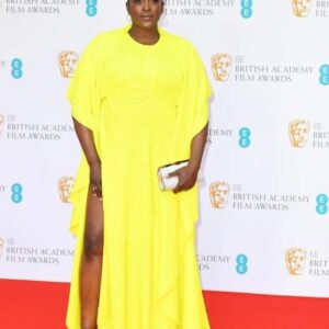 Wunmi Mosaku Instagram - @bafta 2022! After too long it felt so good to see so many friends and colleagues, I needed that although my feet weren't ready. Congrats to all the nominees especially sis @lashanalynch!

Styled by @shameelahhicks
💄@charlotteyeomansmakeup @lancomeofficial
💇🏿‍♀️ @dionnesmithofficial

👗@marcjacobs 💍@chopard 👜@louboutinworld 🛌🏿@thesavoylondon