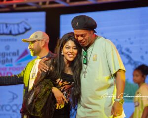 Xefer Rahman Instagram - My magical moment with the magician of football @ronaldinho! 

Truly honoured to perform for him at his event in Bangladesh 🇧🇩
