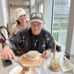 Xenia Chong Instagram - ❤️❤️❤️ 在台灣慢活了幾天 吃了很多好吃的 見了我的好朋友雪子😘 跟杜生慶祝了生日 今天可是正日啊🥳 杜生～生日快樂🎂🫶🏻 還要謝謝一直照顧我的Miyo仔😘 水潤我雙眼的隱形眼鏡👁️👁️ @clmallhk #clmallhk #xeniachong #hkig #hkactor #followme #莊韻澄 #loveisintheair