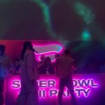 Xhesika Berberi Instagram - Fanatics takeover in Vegas with @sofiaharmanda ❤️ #superbowl #lasvegas