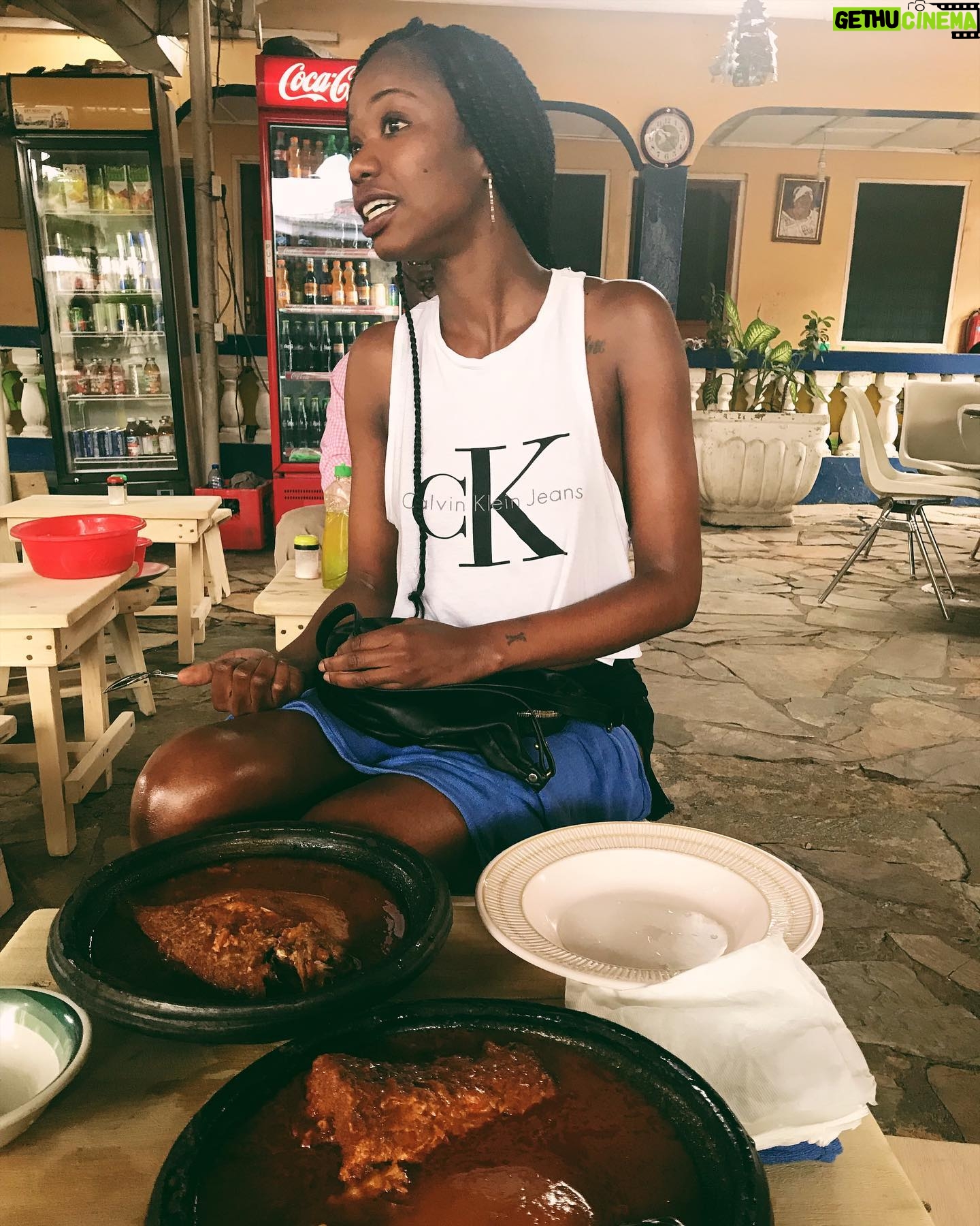 Xosha Roquemore - 2.1K Likes - Fufu and pepper soup.