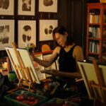 Xu Yahui Instagram - In the mood for art and coffee 🎨☕️