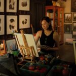 Xu Yahui Instagram - In the mood for art and coffee 🎨☕️