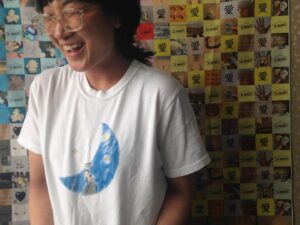 Yaeji Instagram - crescent moon hammer tee 🌙🔨 good for sleeping under the stars 💫 on sale now in bio linko

illustrations by @sseongryul