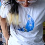 Yaeji Instagram - crescent moon hammer tee 🌙🔨 good for sleeping under the stars 💫 on sale now in bio linko illustrations by @sseongryul