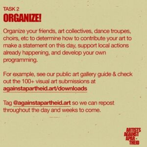 Yaeji Instagram - we are all artists and cultural workers 💪
as i tour eu uk im touched and excited to engage in conversation with you, share my artistry and intention with you, be humans and communicate from our hearts together

#artistsagainstapartheid 

💌
