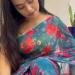 Yamuna Chinnadurai Instagram - Selaiyum Ravikaiyum Saree : chiffon love No Blouse 6.5 m length Price : 899 Dm for order