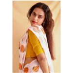 Yamuna Chinnadurai Instagram - Season for trends 🥭 Selaiyum Ravikaiyum the saree made with love Dm to @selaiyum_ravikaiyum for orders and details #onlineshopping #online #mango #georgette #website #sale #sareeshopping