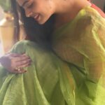 Yamuna Chinnadurai Instagram - Selaiyum Ravikaiyum Saree : organza pistachio Blouse: no blouse Dm to order @selaiyum_ravikaiyum