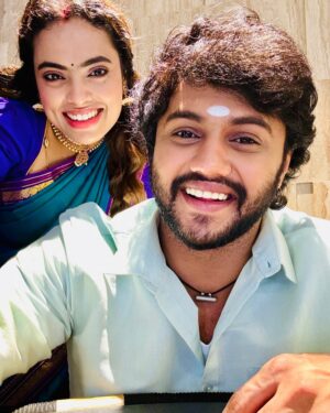 Yamuna Chinnadurai Instagram - The only person who supported during kannan’s marriage was my akka 😍 . #kannan ❤️ #charu #veetukuveeduvaasapadi #sister #love #bonding