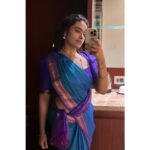 Yamuna Chinnadurai Instagram - Obsessed love with this saree #silksarees #kanjivaramsaree