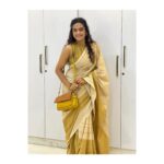 Yamuna Chinnadurai Instagram - Saree @selaiyum_ravikaiyum Chettinad cotton Saree : beige Chettinad cotton Blouse: no blouse