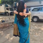 Yamuna Chinnadurai Instagram - When 2 best friends meet after a long time unexpectedly ,Feeling so good to meet her .we shared a lot of things in a limited time and laughed a lot ...Thank you so much for your love and Motivation dear 😘 Love you my darling beauty queen 👑 A friend is one soul abiding in two bodies 😘🤗❤👩‍❤‍💋‍👩 #mercyleyal #friendship #bondforever #bestfriends #loveyou #energticwomen #lifemoments #shootingspot #😘🤗