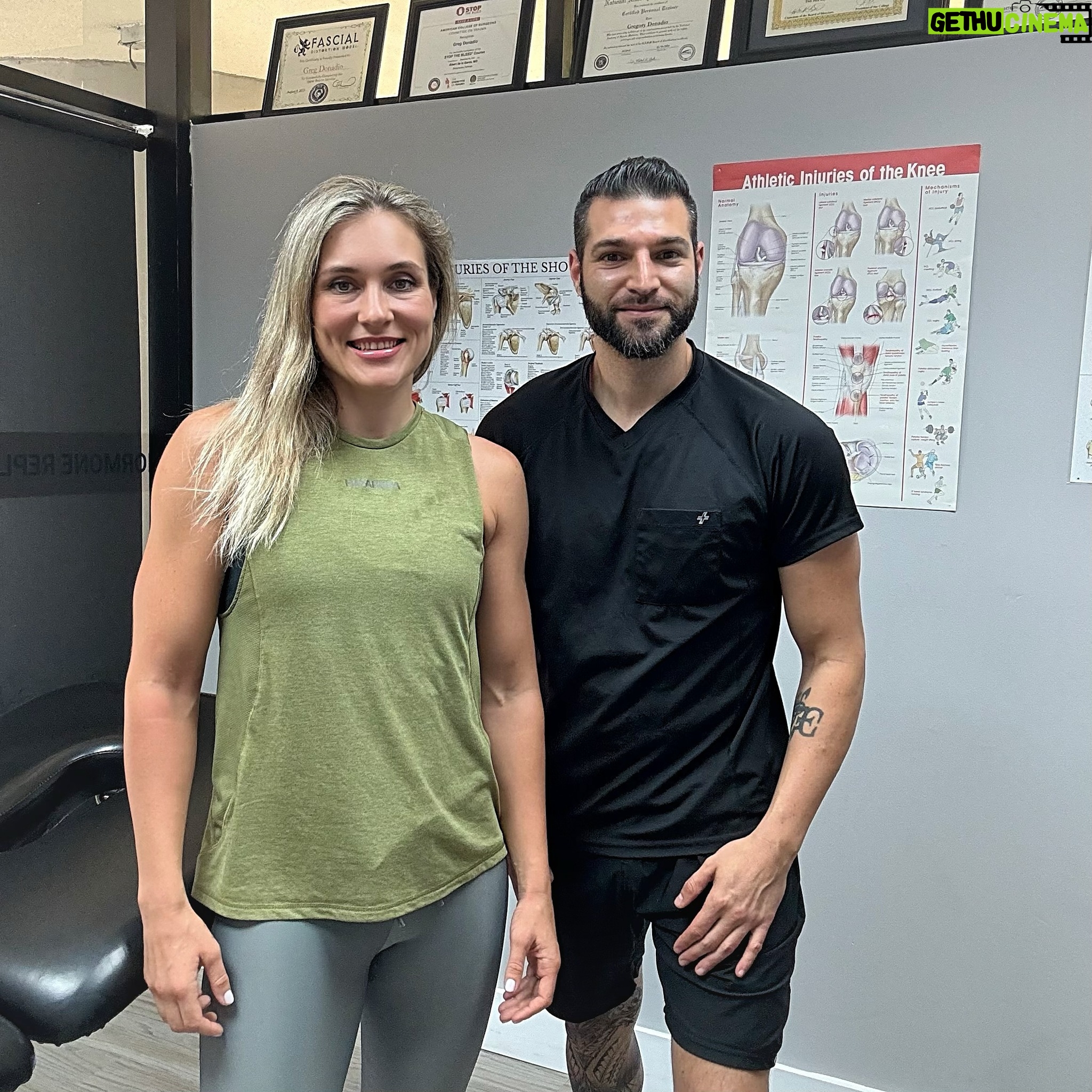 Yana Santos - 3 Likes - Visit @dr.gregorydonadio today , to make sure that my body 100% ready to start new training camp. So excited for future fight. 💪🦊