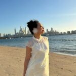 Yang Ge Instagram – Sunset 🌅 in Dubai