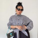 Yang Ge Instagram - Sunglasses @fakoshima Watch:Rolex Bag:Fendi Shirt : a gift from @oceaninsidejewellery Trousers: Bershka (bought 4 years ago for 10€🤌🏼) Shoes: PRADA Perfume: today I use diptyque “Doson” Full video on my TikTok