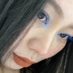 Yang Ge Instagram - Colorful lashes return to trend again 😏🤌🏼💎 What color you want to see next?