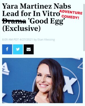 Yara Martinez Instagram - The second I read Good Egg I fell in love with my character Jessica Nieves. I’m overjoyed to be working with @nicolegomezfisher on her heartfelt, hysterical action-adventure comedy. Cannot wait for this! ❤️