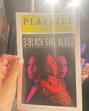 Yara Martinez Instagram - If you’re in LA the next 2 weeks do not miss @daniellemonetruitt powerhouse performance in @3blackgirlblues at @hudsontheatres It was a masterclass and a beautiful  reminder of why I  fell in love with acting. Do not miss it! So proud of you🌟