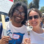 Yara Martinez Instagram - Heart full 💙from our #TheTick day picket. Got to catch up with people I love, meet new people, eat spoon cookies and got the most incredible fan art👁⚡️Thank you @susanhurwitzarneson and @benedlund for putting it together 💙✊🏼💙✊🏼 #wgastrong