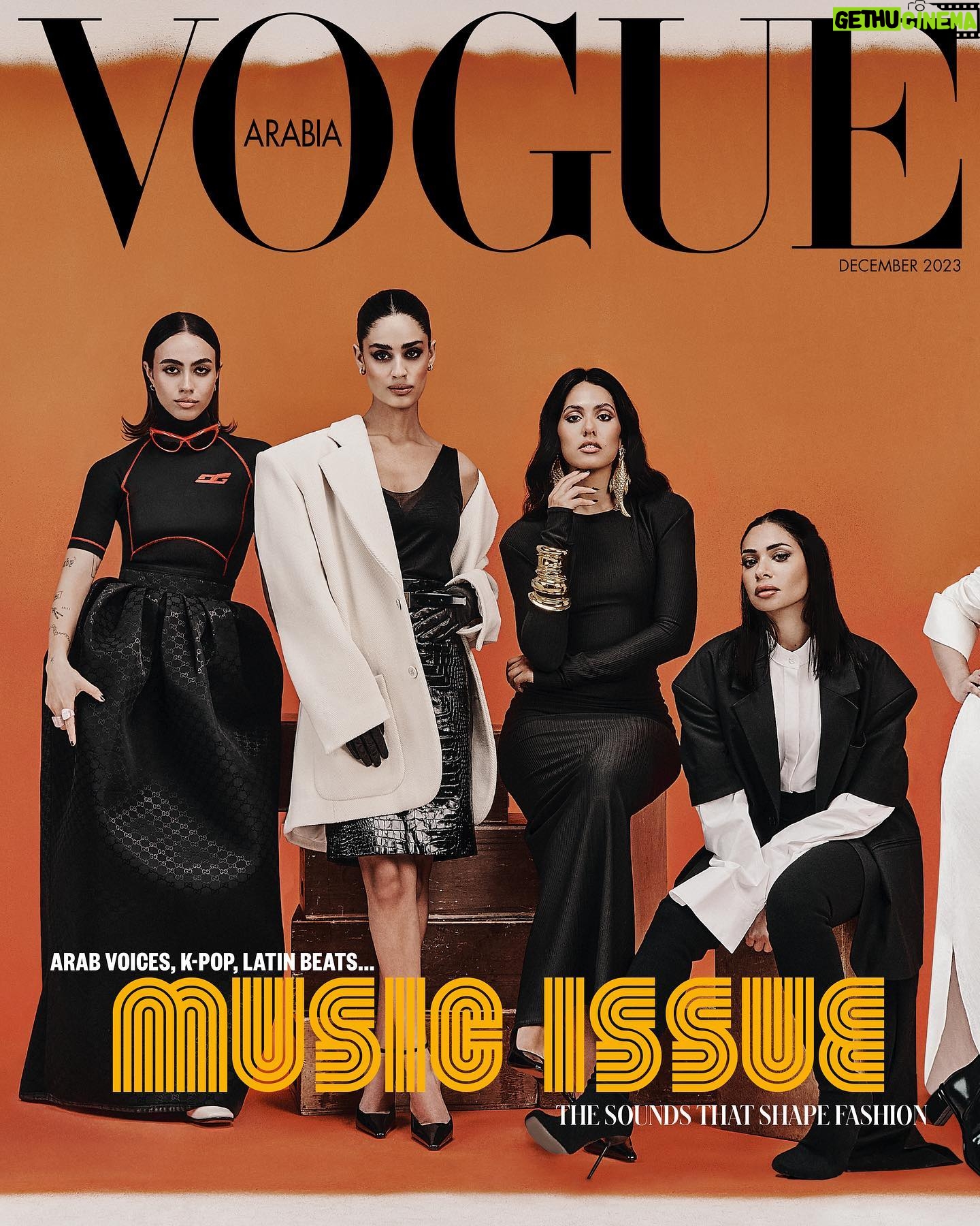 Yara Mustafa Instagram - So excited to share the cover of @voguearabia with these amazing girls for this months music issue!! Cant wait to share my music with all of you very soon 🤠Editor-in-chief: @mrarnaut Photography: @esrasam Fashion director: @aminejreissaty Style: @rashwaaaaan Hair: @deenaalawaid @lindie.styles @deborahagrm Makeup: @kiwarkis @najette.e @julia.rada using @chanel.beauty Style assistants: @oliviagranberg @poucyelshahawy @naiv.me Production: @danica.z.t @allisonsam Interview: @hanadimhabib Agency: @humanagementme