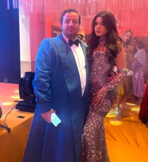 Yara Mustafa Instagram - Some special moments from a very special night! Thank you @voguearabia @mrarnaut for bringing us together for a beautiful night of celebration! #vogueballofarabia 🤍

An even bigger thank you to @jad.toghuj and @nour_muhtaseb for custom making this gown in 3 days and bringing this vision to life. Truly a dream team!