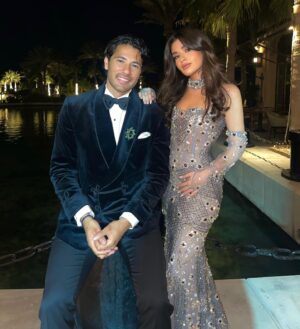 Yara Mustafa Instagram - Some special moments from a very special night! Thank you @voguearabia @mrarnaut for bringing us together for a beautiful night of celebration! #vogueballofarabia 🤍

An even bigger thank you to @jad.toghuj and @nour_muhtaseb for custom making this gown in 3 days and bringing this vision to life. Truly a dream team!