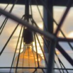 Yare Santana Instagram - ✿𝒮𝓊𝓃𝓈𝑒𝓉✿ • • • #blue #rizos #luz #lavanda #roof #sunset