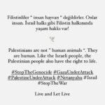 Yasemin Hadivent Instagram - If this war is not against the Palestinian people, why is Israel punishing the innocent? In this conflict between Hamas and the Israeli government, civilians are dying on both sides. I feel the pain of those people in my heart. My heartbreaking for children, babies, women, hostages, all innocents. The fire of revenge destroying a poor people. This conflict must stop! You cannot defeat darkness with evil. You can defeat darkness with light. As Rumi says, “Anger is like the wind, it subsides after a while: But many branches have already been broken. “ Those branches are children left without parents, people who are lost their lives. 🕊️ 10.11.2023 #thiswarmuststop #genocide #netanyahu #israil #gazaunderattack #palestine #savethechildren #liveandletlive